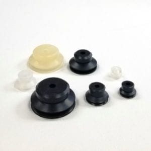 Asian Style Short Single Bellows Vacuum Suction Cups